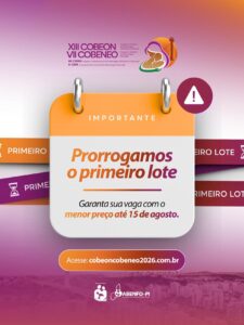 Inscrições prorrogadas