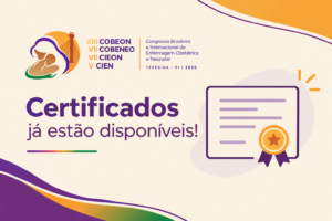 Certificados do XIII COBEON, VII COBENEO, VII CIEON e V CIEN já estão disponíveis